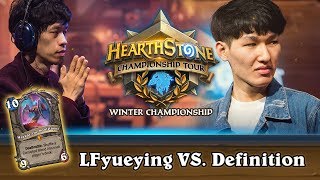 Hakkar Druid MADNESS! LFyueying vs. Definition - HCT Winter Championship 2019