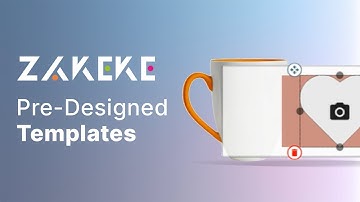 Zakeke Pre-Designed Templates: Customize Products FASTER
