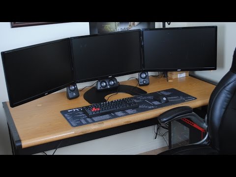 Ergotech Triple Monitor Stand Youtube