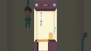 Rescue Cut Stage 7 - Rope Puzzle Game | Cut The Rope Carefully In Order To Rescue A Little Boy screenshot 3