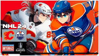 NHL 24 (09 PC) Edmonton at Calgary (PLAYOFFS GAME 5) - 1ST ROUND