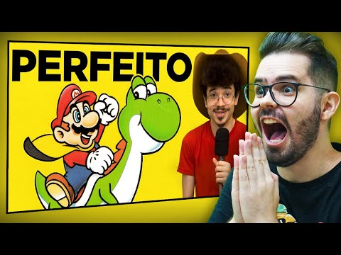 Super Mario World é PERFEITO! (reagindo)