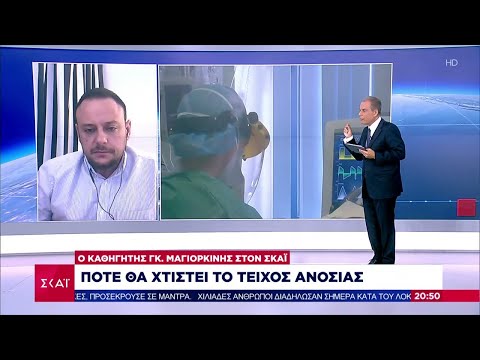 Βραδινό Δελτίο| Ο καθηγητής Γ. Μαγιορκίνης στον ΣΚΑΪ: Πότε θα χτιστεί το τείχος ανοσίας | 24/07/2021