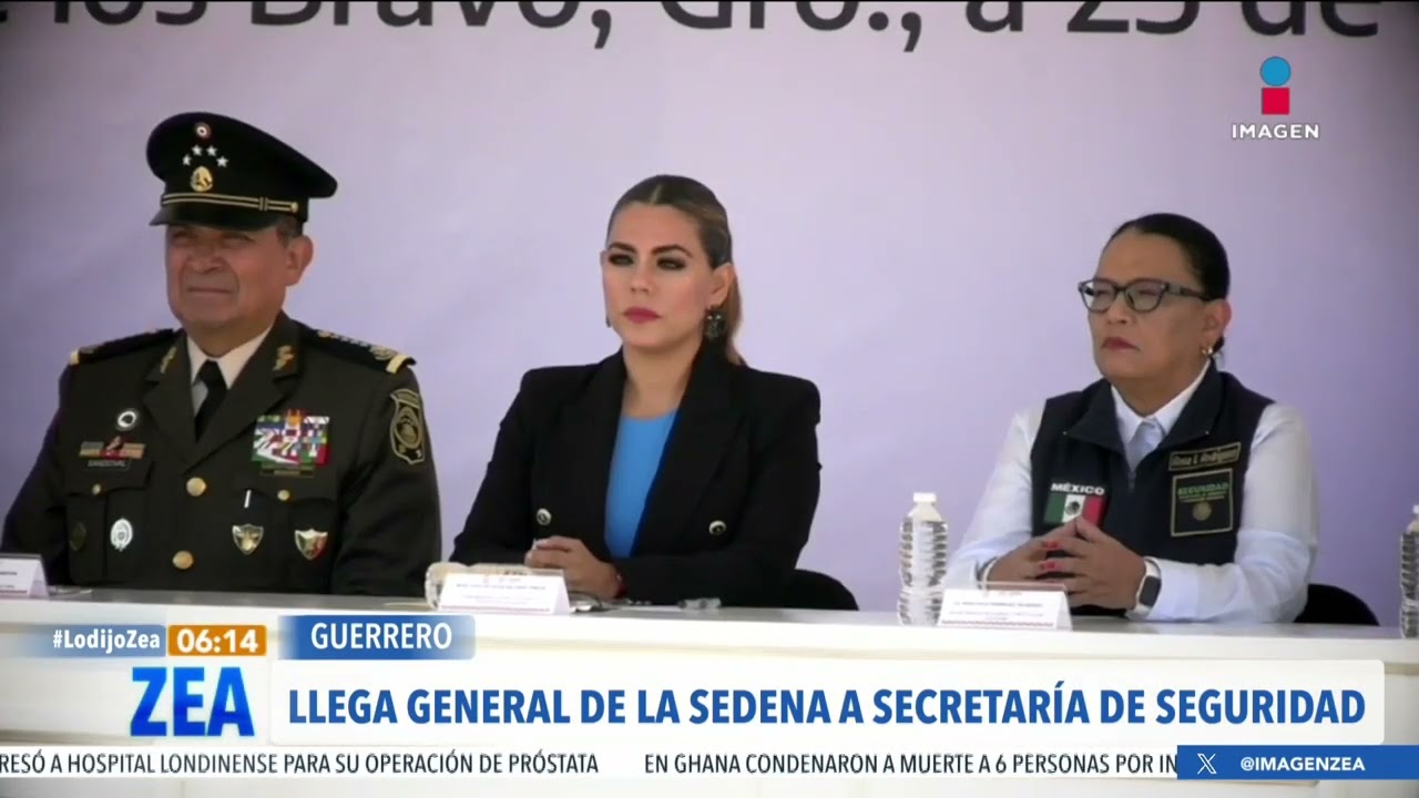 Gral. de la Sedena toma protesta como secretario de Seguridad de Guerrero |  Noticias con Paco Zea