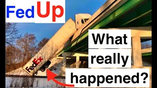Police release video of FedEx truck going over bridge