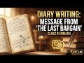 📝Diary writing 👉for "The Last Bargain"🎉 Poem 📣message you got 📜class 8 English#diary_writing#class8