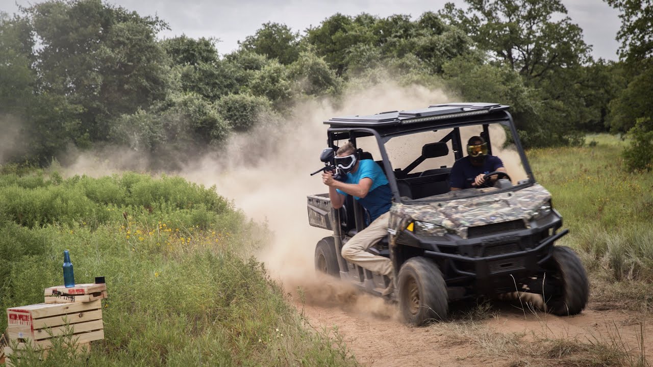 ⁣Paintball Trick Shots | Dude Perfect