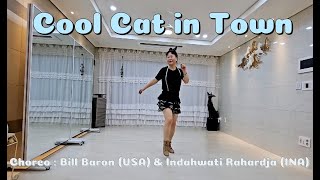 [ Cool Cat in Town ]  Linedance demo Easy Intermediate #Sarahchoi #Linedance #SarahChoiLinedance