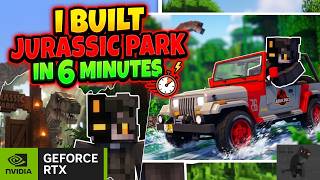 These mods turn Minecraft into Jurassic Park in Six Minutes⌚||Part-1