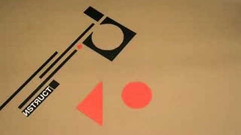 constructivism art (typography in motion)