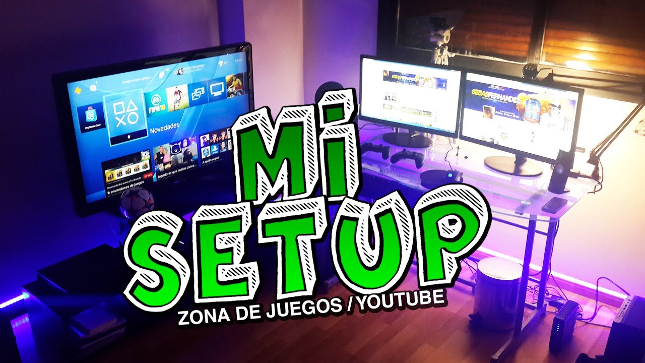 MI GAMING SETUP - MI NUEVO ESTUDIO DONDE GRABO! - YouTube
