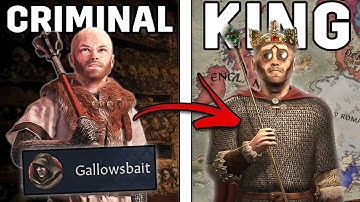I went from LANDLESS CRIMINAL to KING in CK3