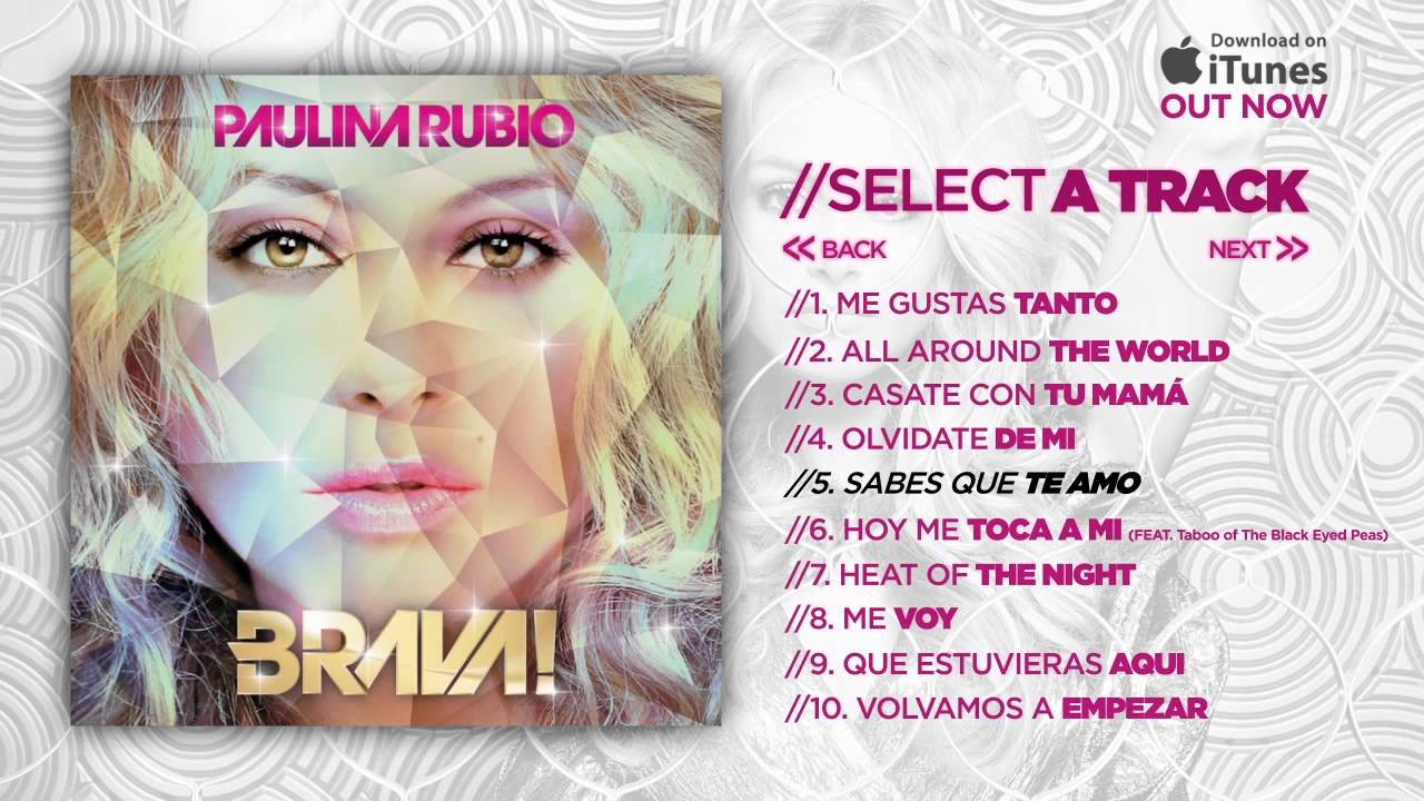 Paulina Rubio - Brava! Official Album Preview