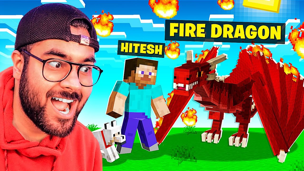 🔥 DRAGON PET in MINECRAFT 😎 | HAGGAPUR Episode 3 | Hitesh KS