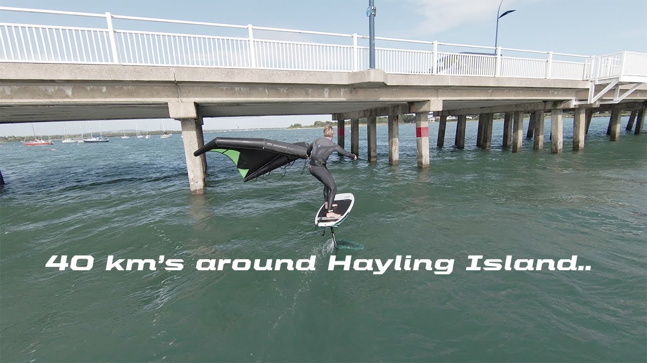 Download Wing Foiling around Hayling Island