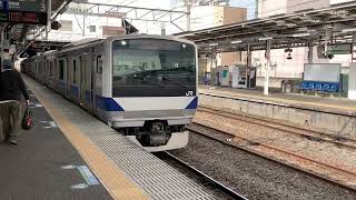 常磐線E531系　水戸　発車