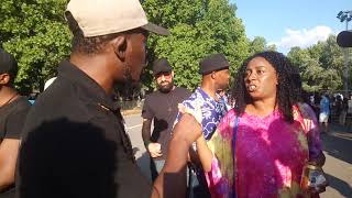 maku confronts betty at speakers corner