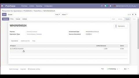 Receipt By Scheduled Dates Odoo