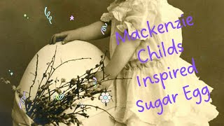 Celebrity Mackenzie Childs Inspired Faux Easter Sugar Egg🐇💖 Wealth
