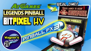 AtGames Legends BitPixel HV + PC running Pinball FX3 - a REAL DMD