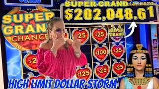 High Limit SUPER GRAND CHANCE is over $206,000! I was on my way out of the casino before this BONUS!