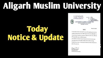 AMU Today Notice updates 2022 amu urgent Notice updates 2022 amu admission form 2022 #amu