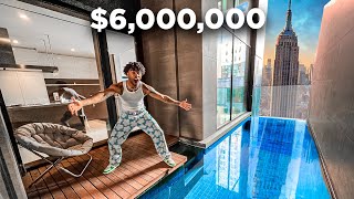 Our New House Tour 🏡 NYC Penthouse W/ A PRIVATE POOL !