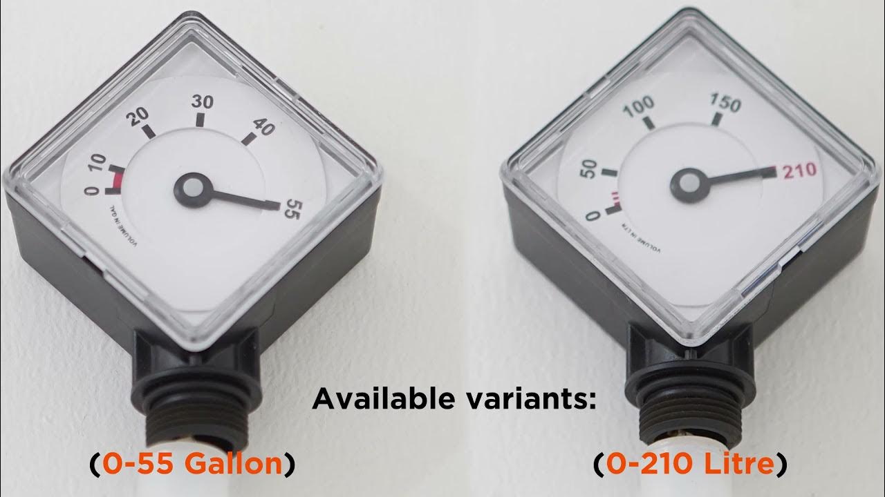 205 litre oil Drum Level Indicator DLI Groz YouTube