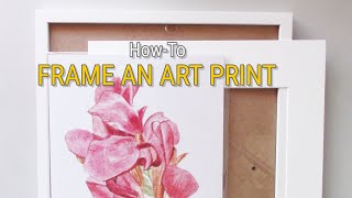 How To Frame an Art Print | Siti Nuriati Studio by Siti Nuriati Studio 47 views 2 years ago 1 minute, 26 seconds