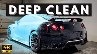 Dirty Godzilla Deep Clean  Nissan GTR Exterior Auto Detailing (Satisfying ASMR)
