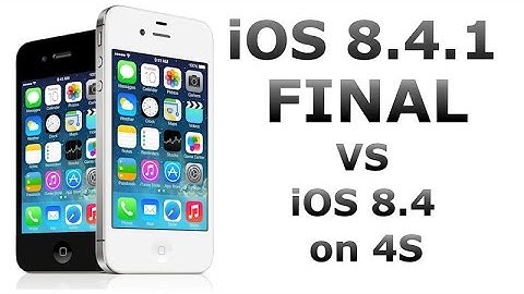 iOS 8.4.1 vs iOS 8.4 on iPhone 4S (Final Relase of iOS 8.4.1)