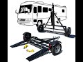 Tows 5,000lbs without compromising Storage -The Stand-Up Car Tow Dolly #RV #Towing #Powdercoat #car