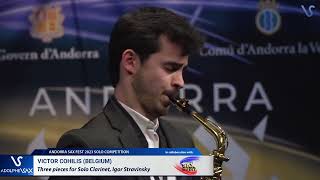 ANDORRA SAX FEST 2023: Victor Cohilis (Belgium) plays Elegie Op. 44, Alexander Glazunov