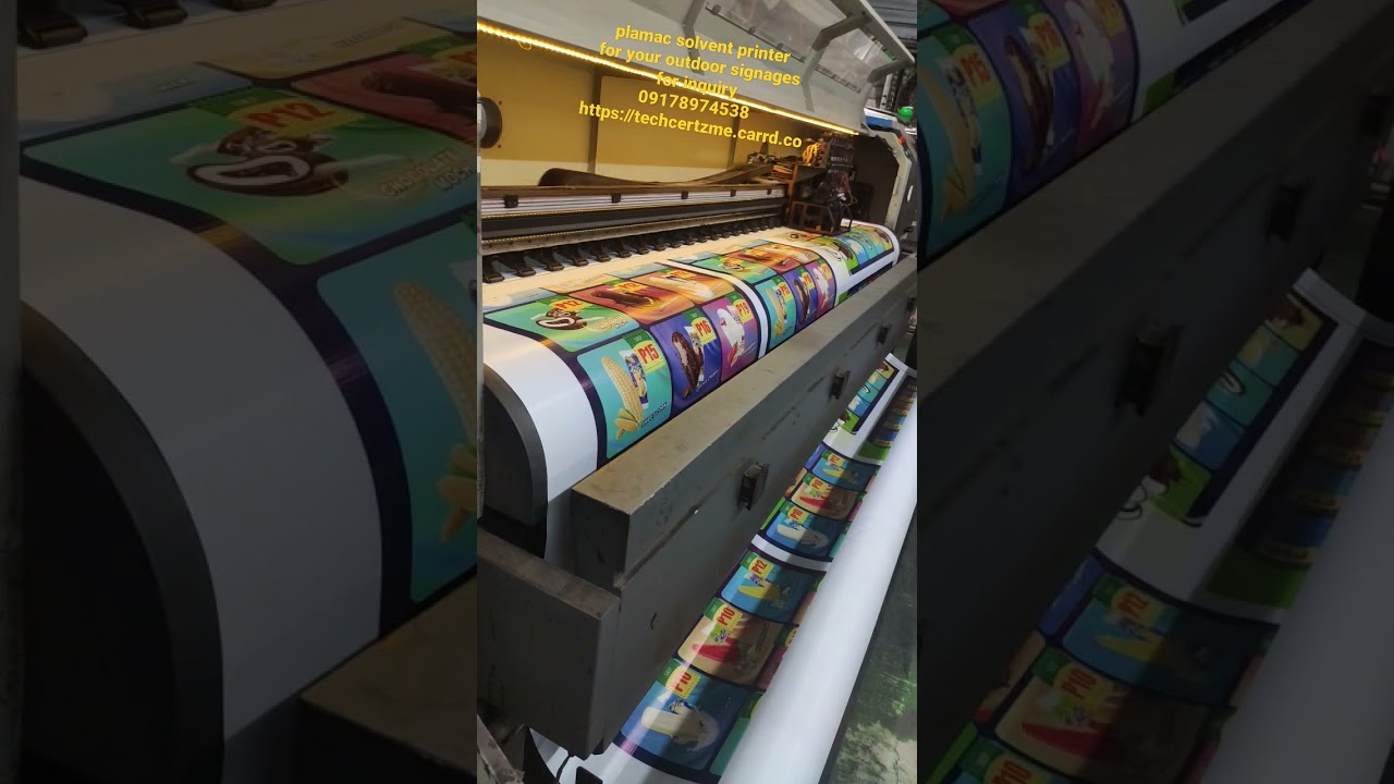 Plamac solvent large format printer