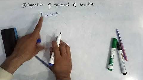 dimensions of moment of Inertia