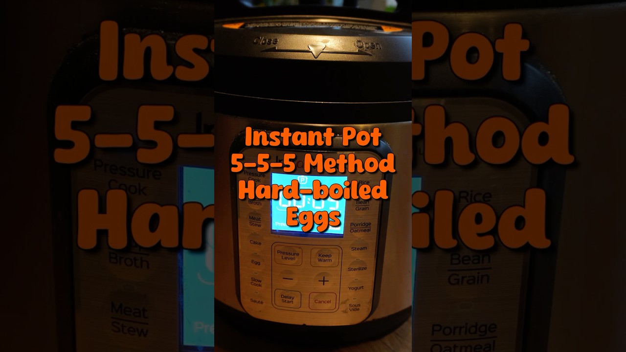 Instant Pot Hard boiled Eggs Using The 5 5 5 Method YouTube Instant Pot Hard boiled Eggs Using The 5 5 5 Method YouTube