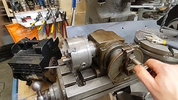 gear cutting step 1 - acquire hardinge dividing ind xing head that can be externally driven...