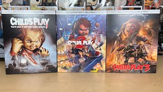 Child’s Play Trilogy - Scream Factory Collector’s Edition 4K Ultra HD Blu-ray Bundle Unboxing