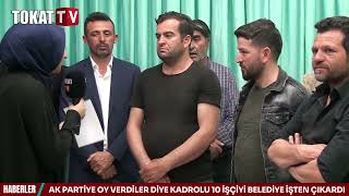 Ak Parti̇ye Oy Verdi̇ler Di̇ye Kadrolu 10 İşçi̇yi̇ Beledi̇ye İşten Çikardi