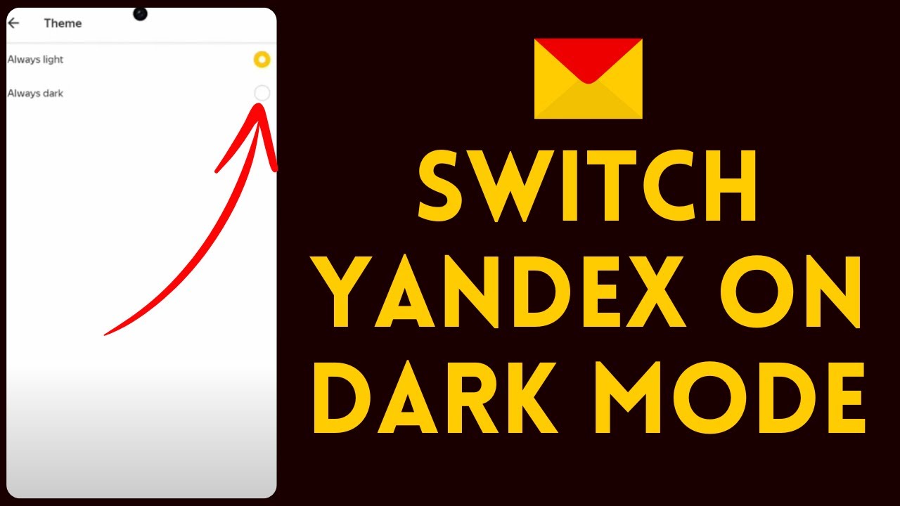 How to Switch Yandex on Dark Mode 2024 | Change Yandex on Dark Mode ...