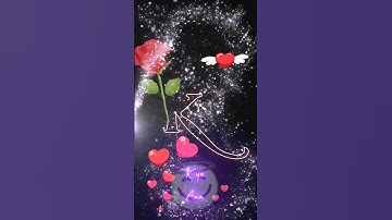 #K❤️ Letter Name Status 🥰 name art video💞 WhatsApp status #nameartvideo #shorts