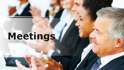 Meetings Powerpoint Presentation - Sample - New @ReadySetPresent.com