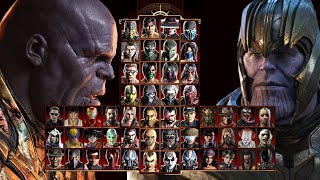 Mortal Kombat 9 - THANOS MOD - Expert Arcade Ladder - Gameplay @ (1080p) - 60ᶠᵖˢ ✔