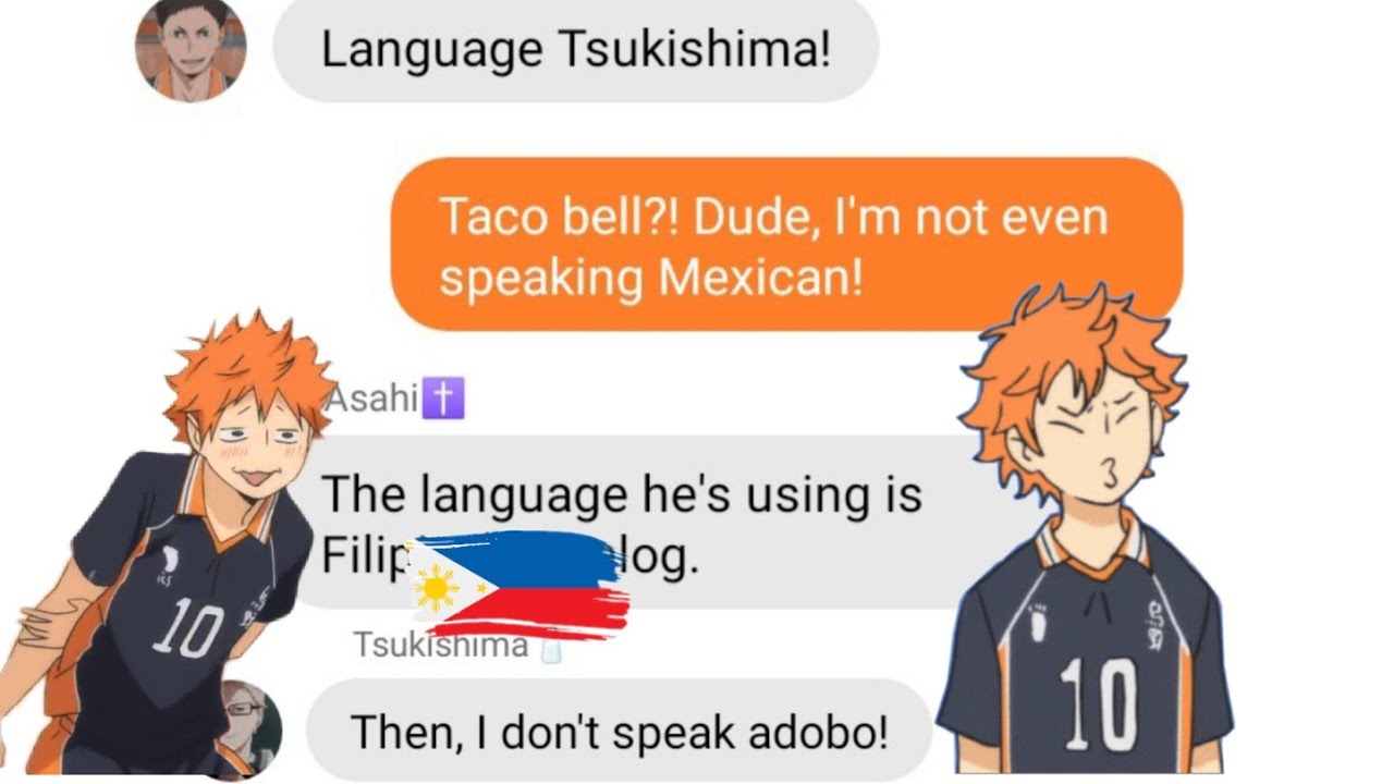 Hinata can speak another language?!  || Haikyuu Text (read description)