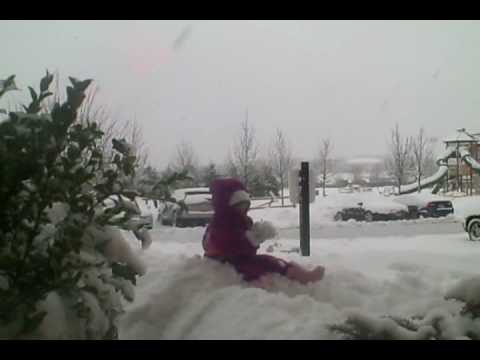 Annamae & Mommy Make a Snowman