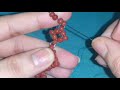 Learn how to bead. easy  beaded bracelet  تعليم الخرز