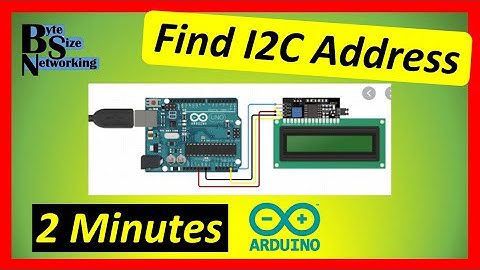 How to find I2C LCD Address Arduino Uno R3