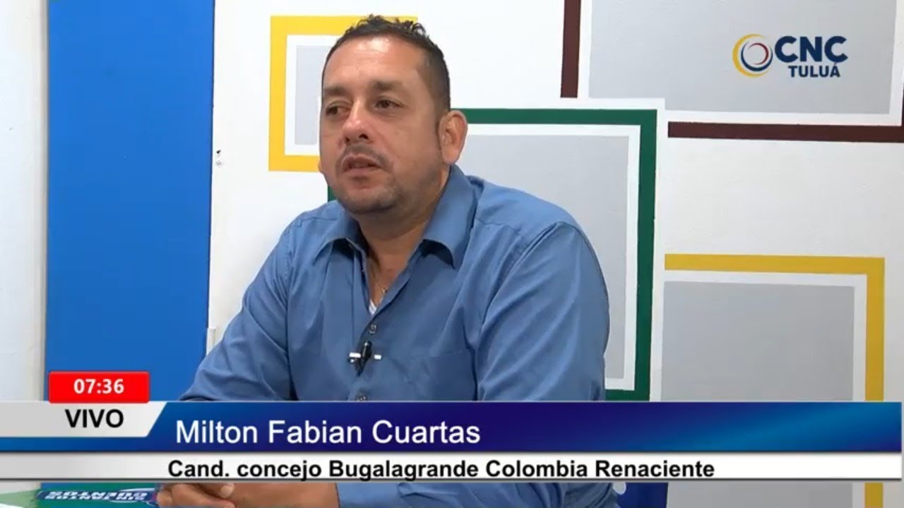 #GenteConVoz: Milton Fabián Cuartas, de Galicia para el Concejo de Bugalagrande