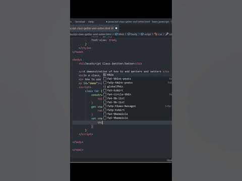 Getters and Setters in JavaScript #getter #setter #javascript #shorts ...