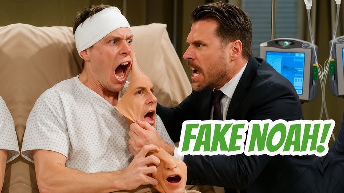TAKE OFF YOUR MASK" - Nick panicked when he was the impersonator Noah The  Young and The Restless - YouTube